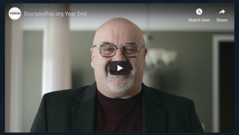 Consider a Year-End Donation that Supports Disciple Making