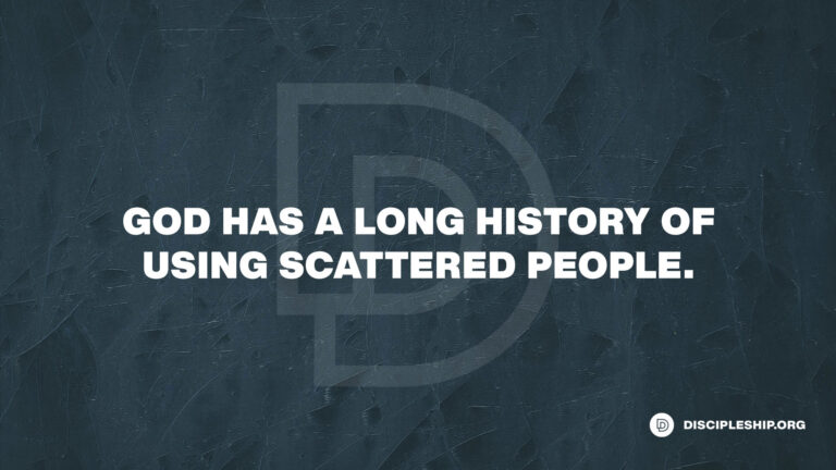 The Power of the Scattered People of God