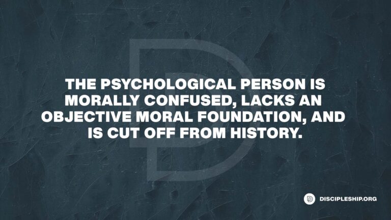 Discipling the Psychological Person
