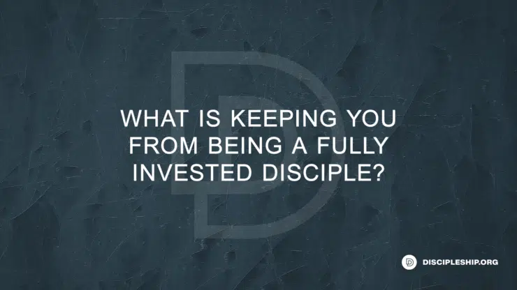 Not A Fully Invested Disciple? The Sunk Cost Fallacy