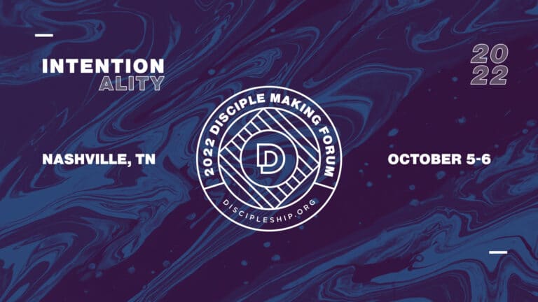 Intentionality in Disciple Making: An Important Announcement