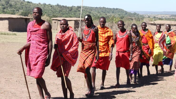 Momentum Among Maasai Men